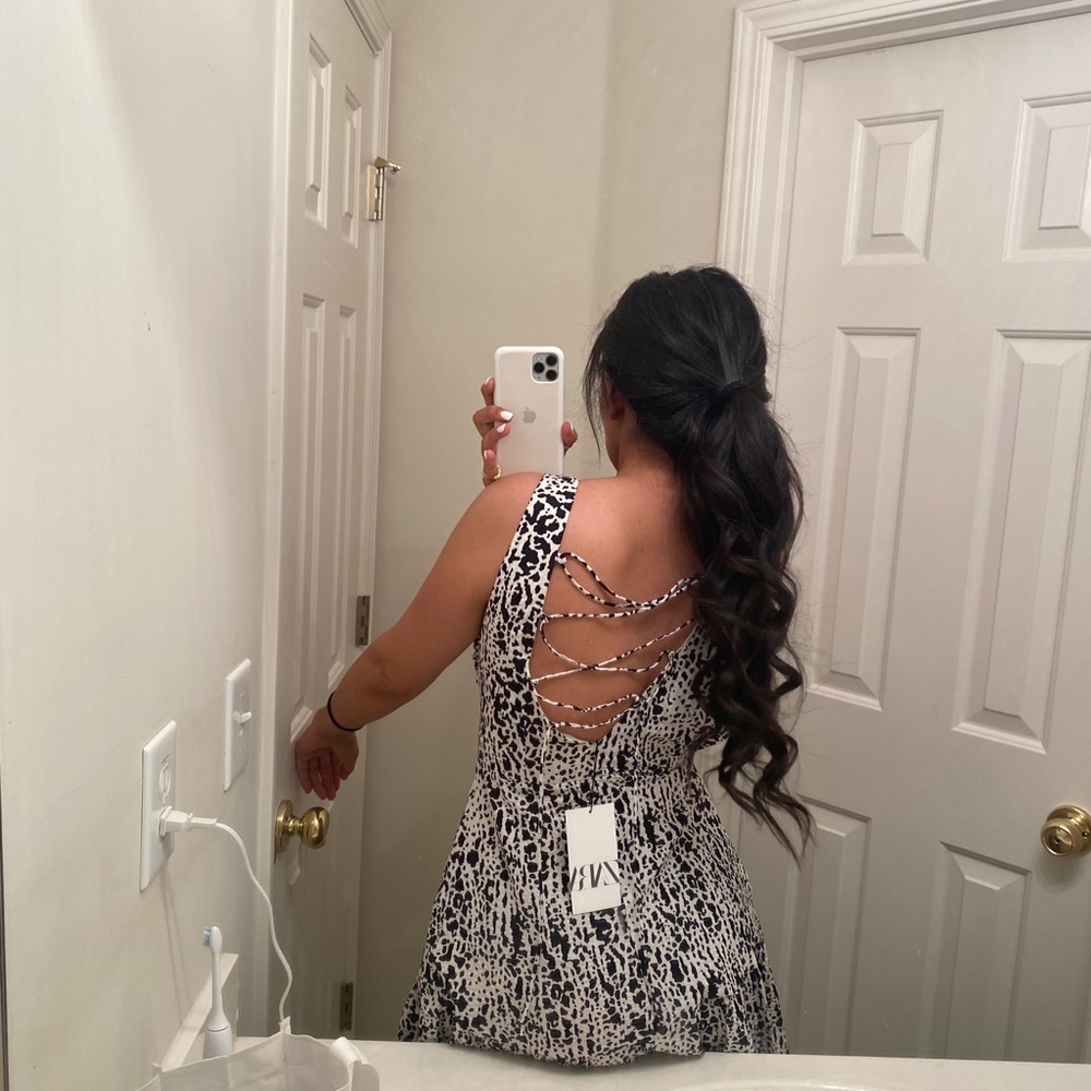 Zara print dress - Picture 2 of 7